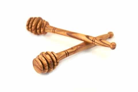 Olive wood honey dipper REF: 5311