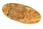 Olive wood oval board