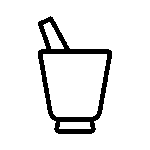 wood mortar icon category