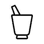 wood mortar icon category